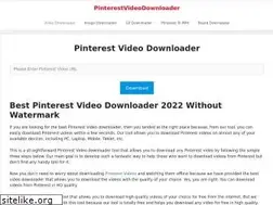 Sites similar to pinterestvideodownloader.cc
