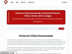 Sites similar to pinterestvideodownloader.io