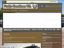 Sites similar to pinterkontener.hu