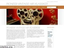 Sites similar to pioneer-vintage.de