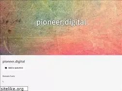 Sites similar to pioneer.digital
