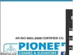 Sites similar to pioneercranes.net