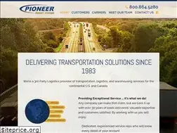 Sites similar to pioneerfreight.net