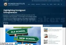 Sites similar to pioneerinstitute.org
