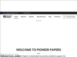 Sites similar to pioneerpapers.co.uk