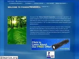 Sites similar to pioneerresearchcorporation.com