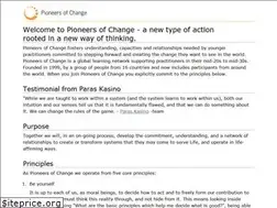 Sites similar to pioneersofchange.net