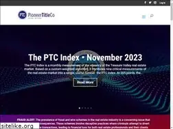 Sites similar to pioneertitleco.com