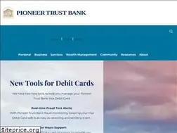 Sites similar to pioneertrustbank.com