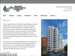 Sites similar to pioneerwaterproofing.com