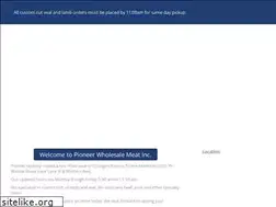 Sites similar to pioneerwholesalemeat.com
