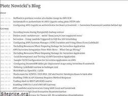Sites similar to piotrnowicki.com