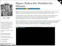 Sites similar to pipenv-fork.readthedocs.io