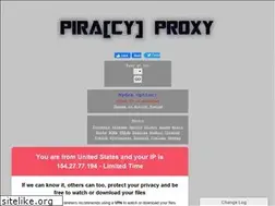 Sites similar to piraproxy.biz