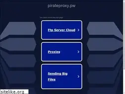 Sites similar to pirateproxy.pw