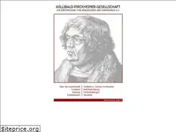 Sites similar to pirckheimer-gesellschaft.de