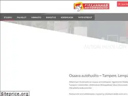 Sites similar to pirkanmaanautohuolto.fi