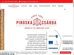 Sites similar to piroskacsarda.hu