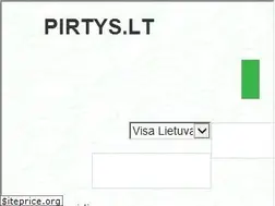 Sites similar to pirtys.lt