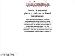 Sites similar to pistescyclables.ca