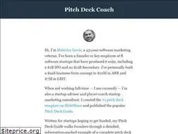 Sites similar to pitchdeckcoach.com