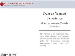 Sites similar to pittmanstenography.com