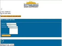 Sites similar to pittsburghsigncompany.org