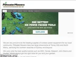 Sites similar to pittwatermowers.com.au