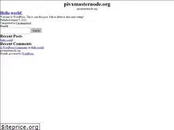 Sites similar to pivxmasternode.org