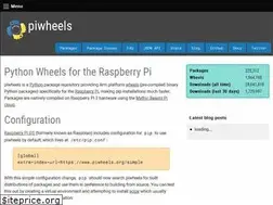 Sites similar to piwheels.org