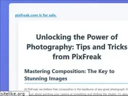 Sites similar to pixfreak.com