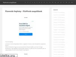 Sites similar to pixwordsmegoldasok.org