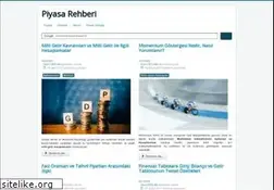 Sites similar to piyasarehberi.org