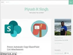Sites similar to piyushksingh.com