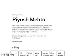 Sites similar to piyushmehta.com