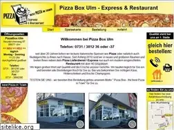 Sites similar to pizzabox-ulm.de