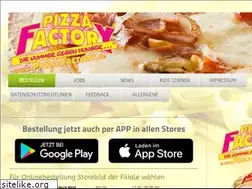 Sites similar to pizzafactory.de