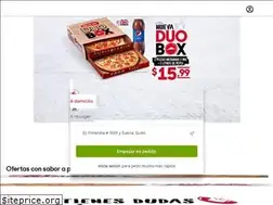 Sites similar to pizzahut.com.ec
