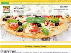 Sites similar to pizzamilano-giessen.de