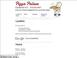 Sites similar to pizzapalacenc.com