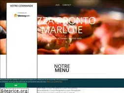 Sites similar to pizzaprontomarloie.be