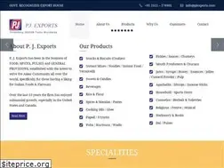 Sites similar to pjexports.com