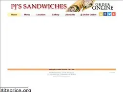Sites similar to pjssandwiches.com
