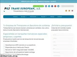 Sites similar to pjtranseuropean.com