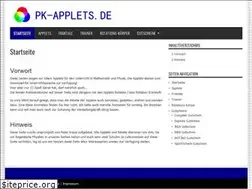 Sites similar to pk-applets.de