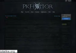 Sites similar to pkhonor.net