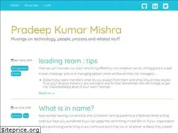 Sites similar to pkmishra.github.io