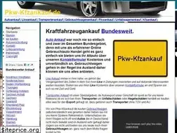 Sites similar to pkw-kfzankauf.de