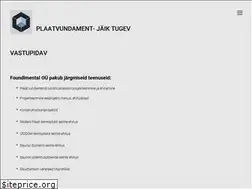 Sites similar to plaatvundament.ee