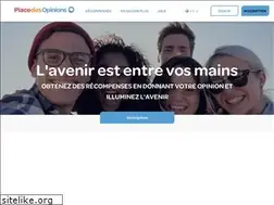Sites similar to placedesopinions.ca